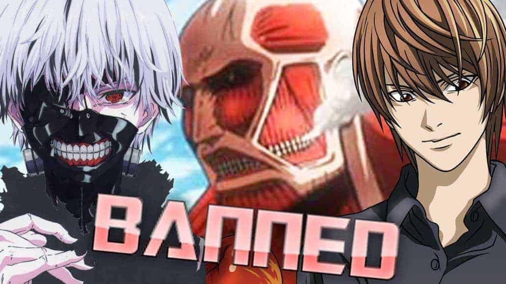 These Anime and Mangas are officially banned in China !