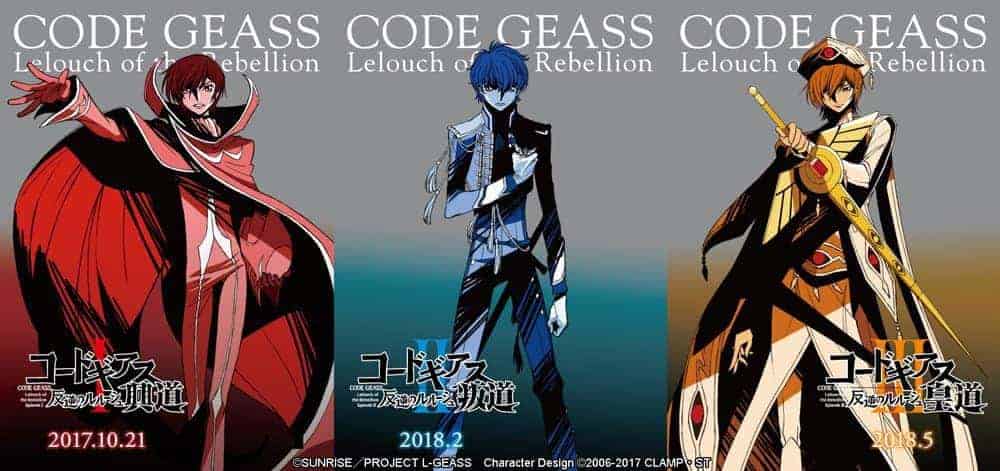 Anime Favourite Code Geass Returns This October As Movie Trilogy