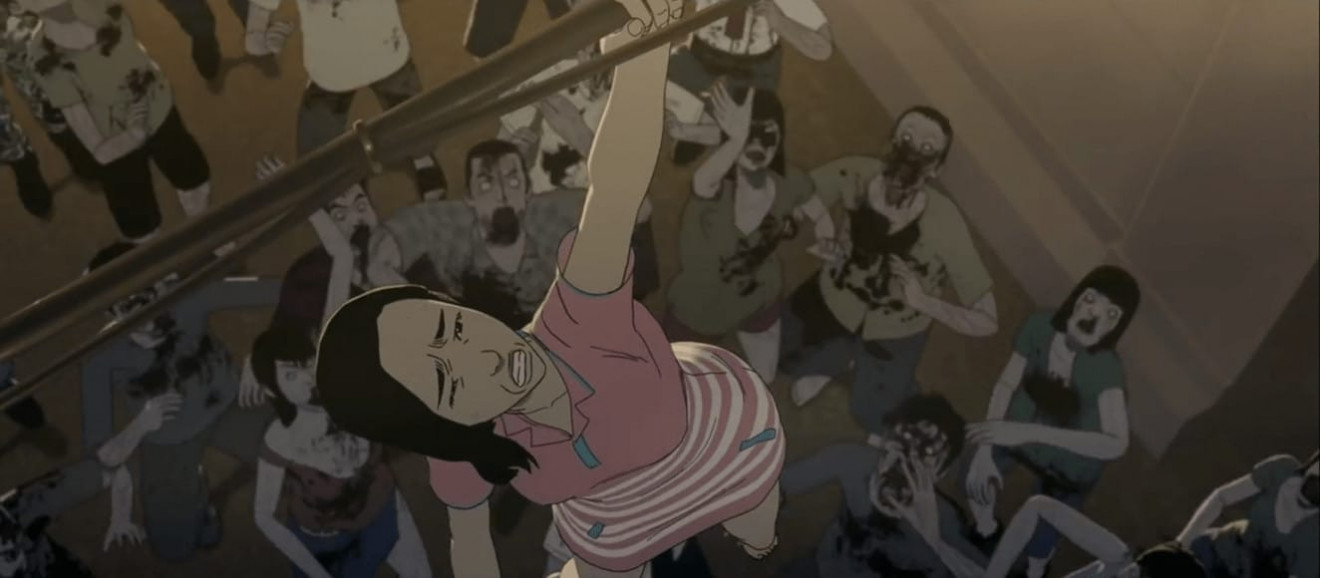 Anime with zombies and trains