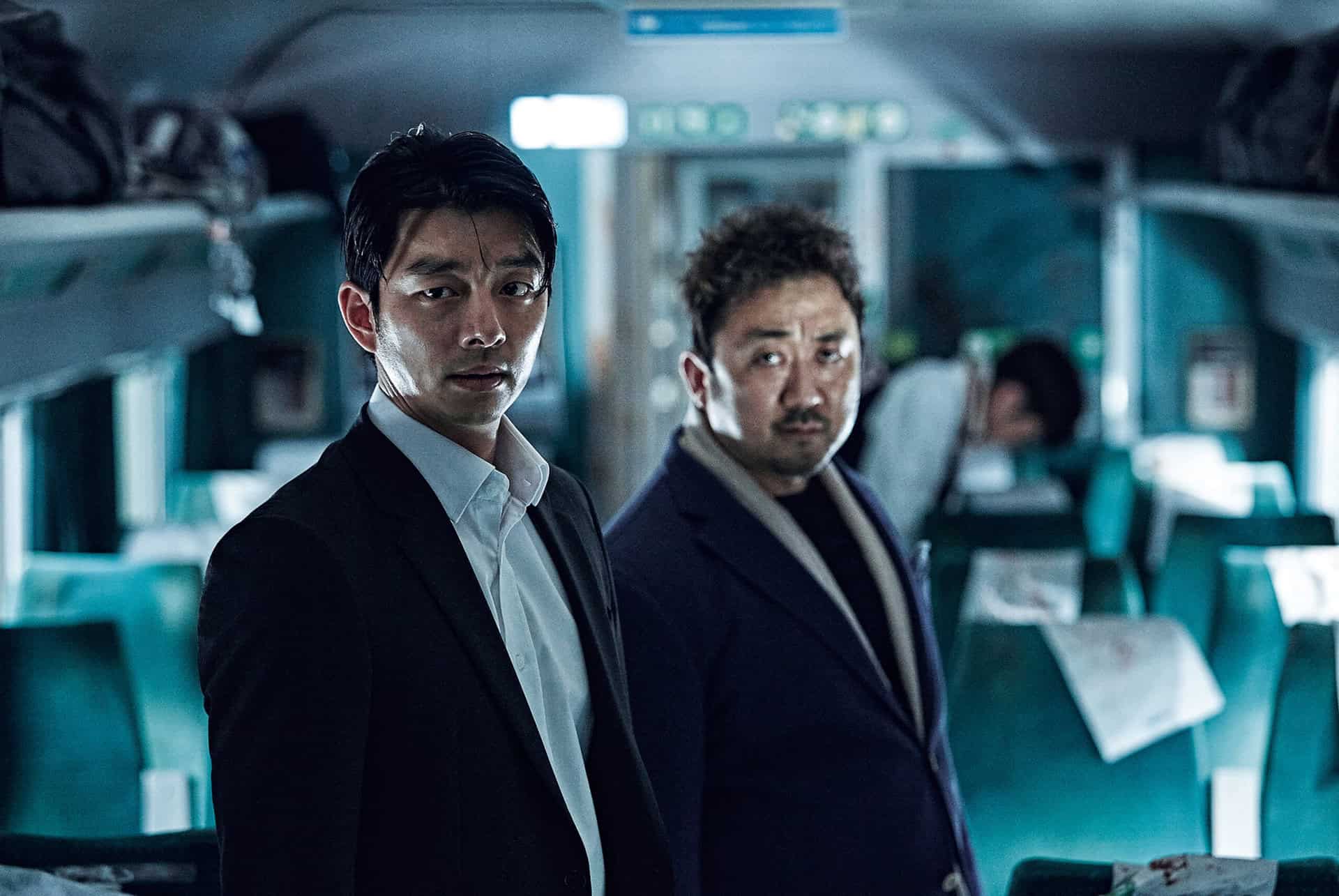 Gong Yoo and Don Lee in Train to Busan