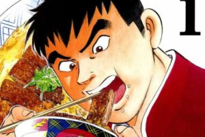 Man eating Ramen in the sports manga Gourmet Glutton