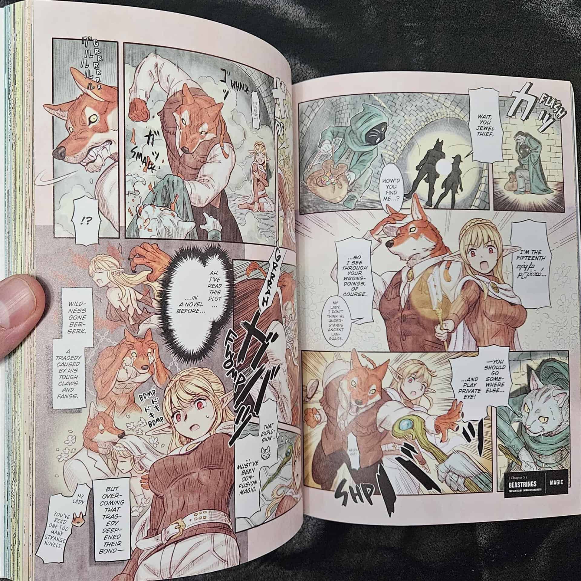 Interior Art from Beastrings Manga