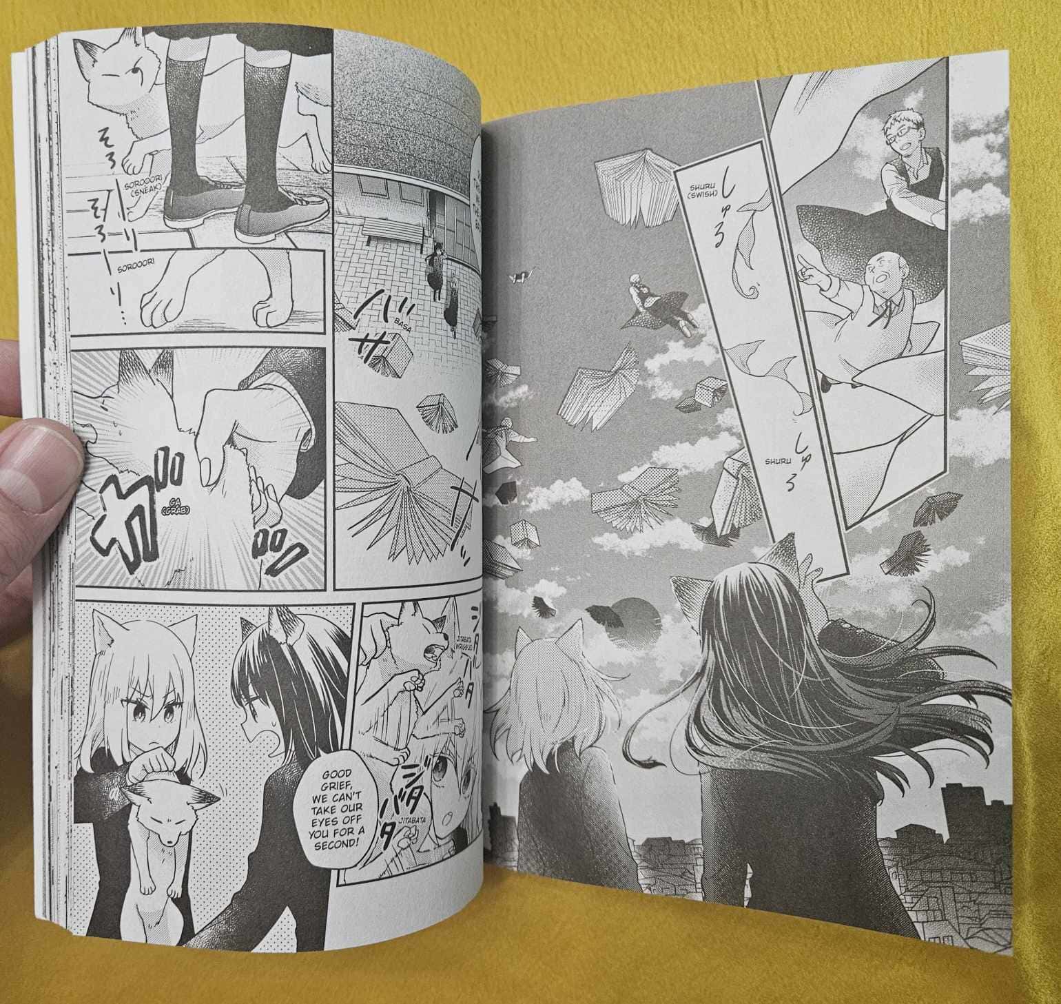 Interior panels for the manga Whoever Steals this Book