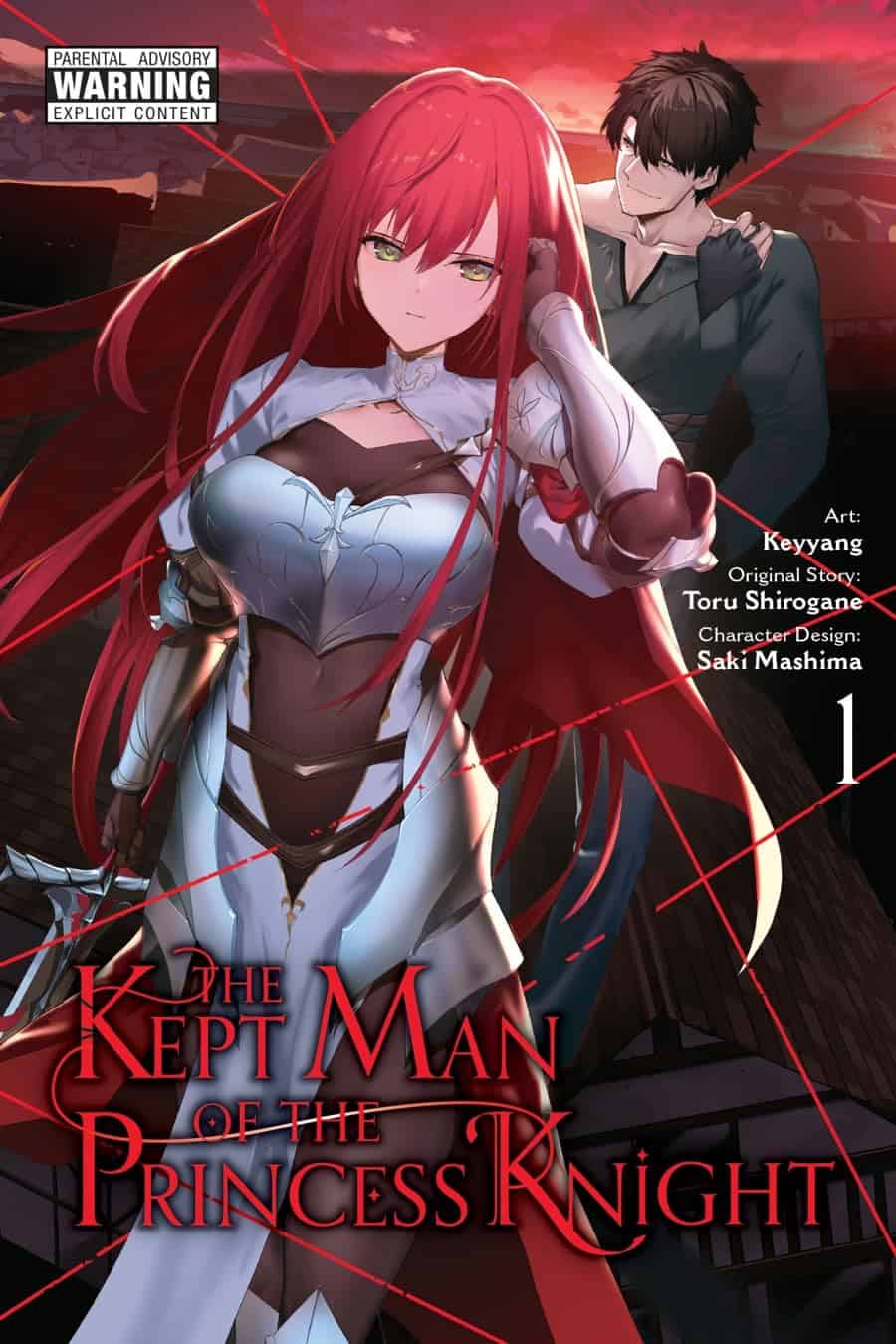 vol 1 cover for the manga The Kept Man of the Princess Knigt