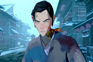 Still from the Netflix Original Blue Eye Samurai
