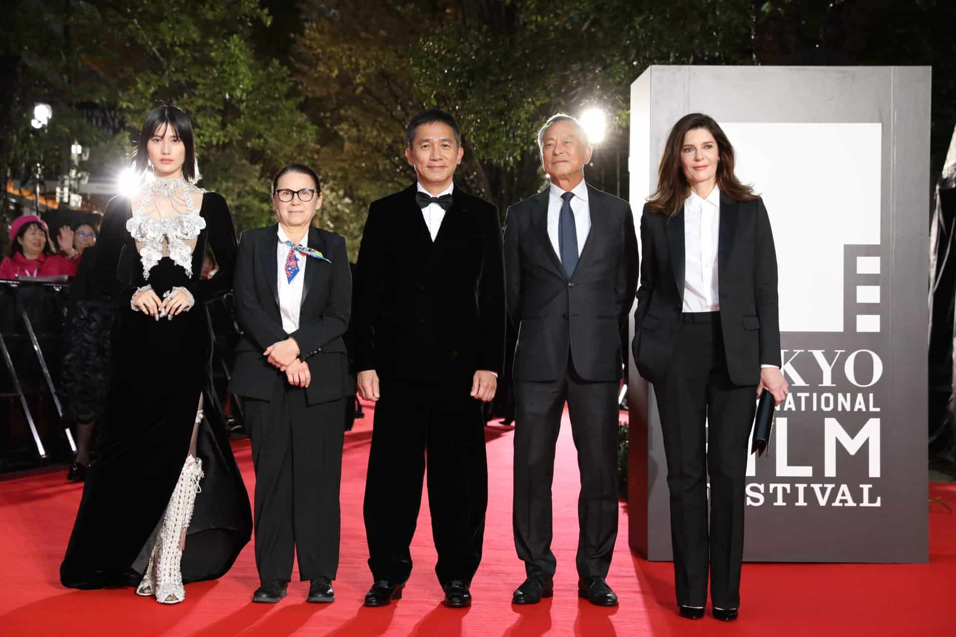 Hashimoto Ai, Enyedi Ildikó, Tony Leung, Johnnie To and Chiara Mastroianni as International Competition jury members at Tokyo International Film Fest