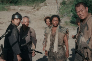 Takayuki Yamada and cast members in 11 Rebels