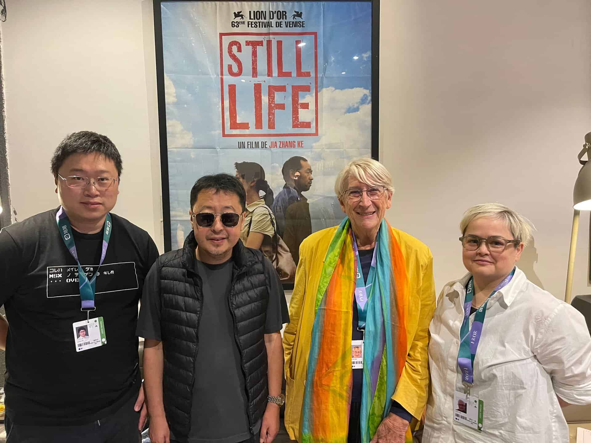 Jia Zhang ke with the Netpac Jury