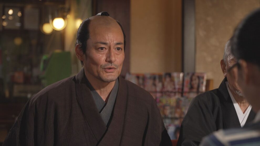 Makiya Yamaguchi in a movie still for A Samurai in Time