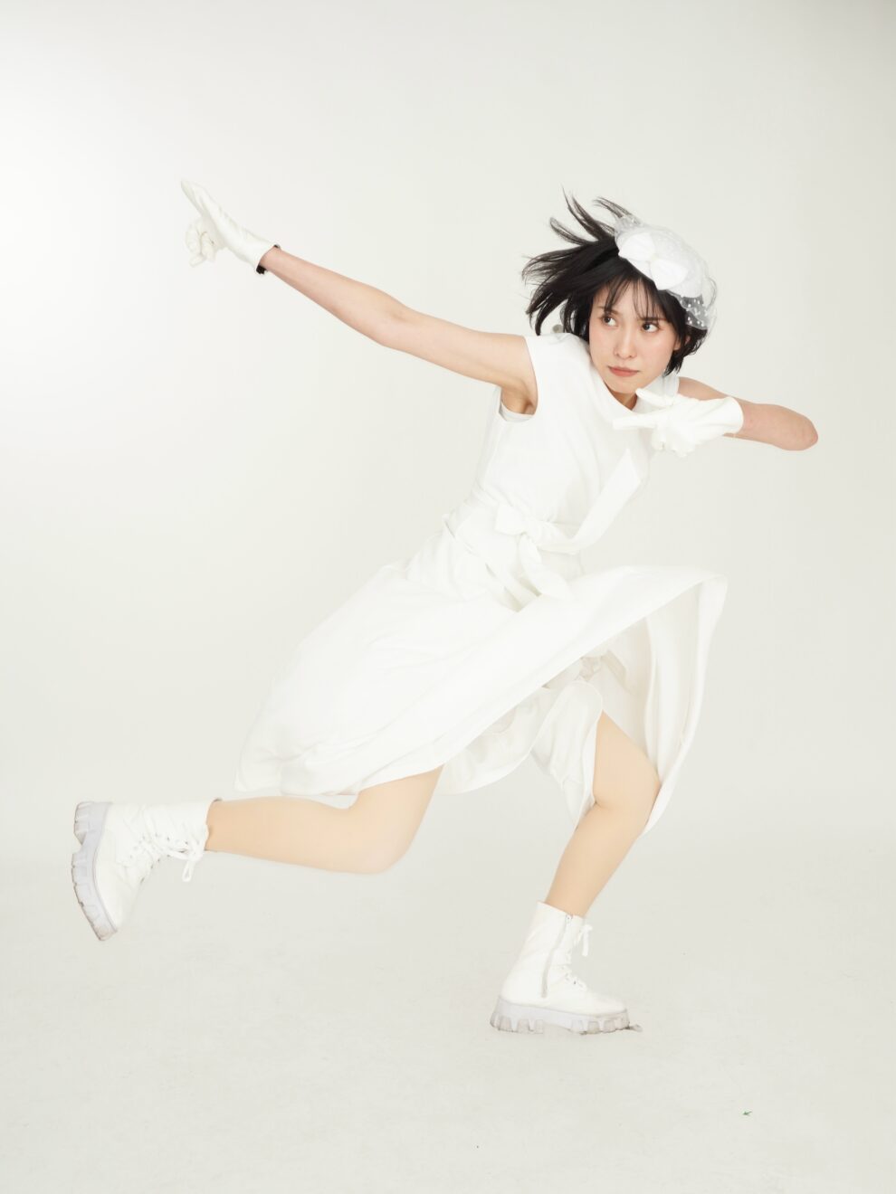 Haruna Fuka in white