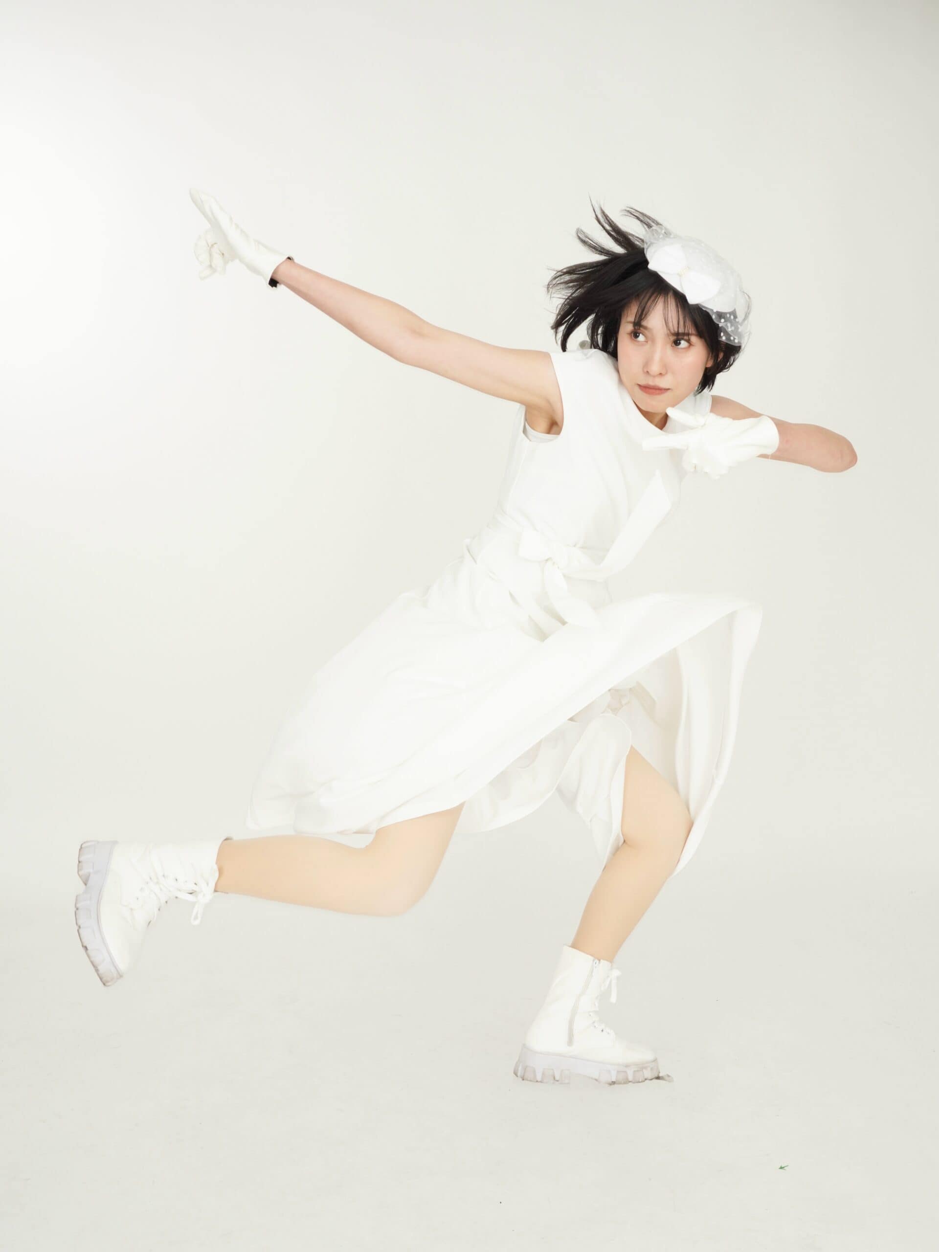 Haruna Fuka in white