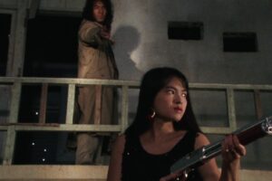 Minako Tanaka (Lily), and Seiji Matano (Bruce) in Crime Hunter
