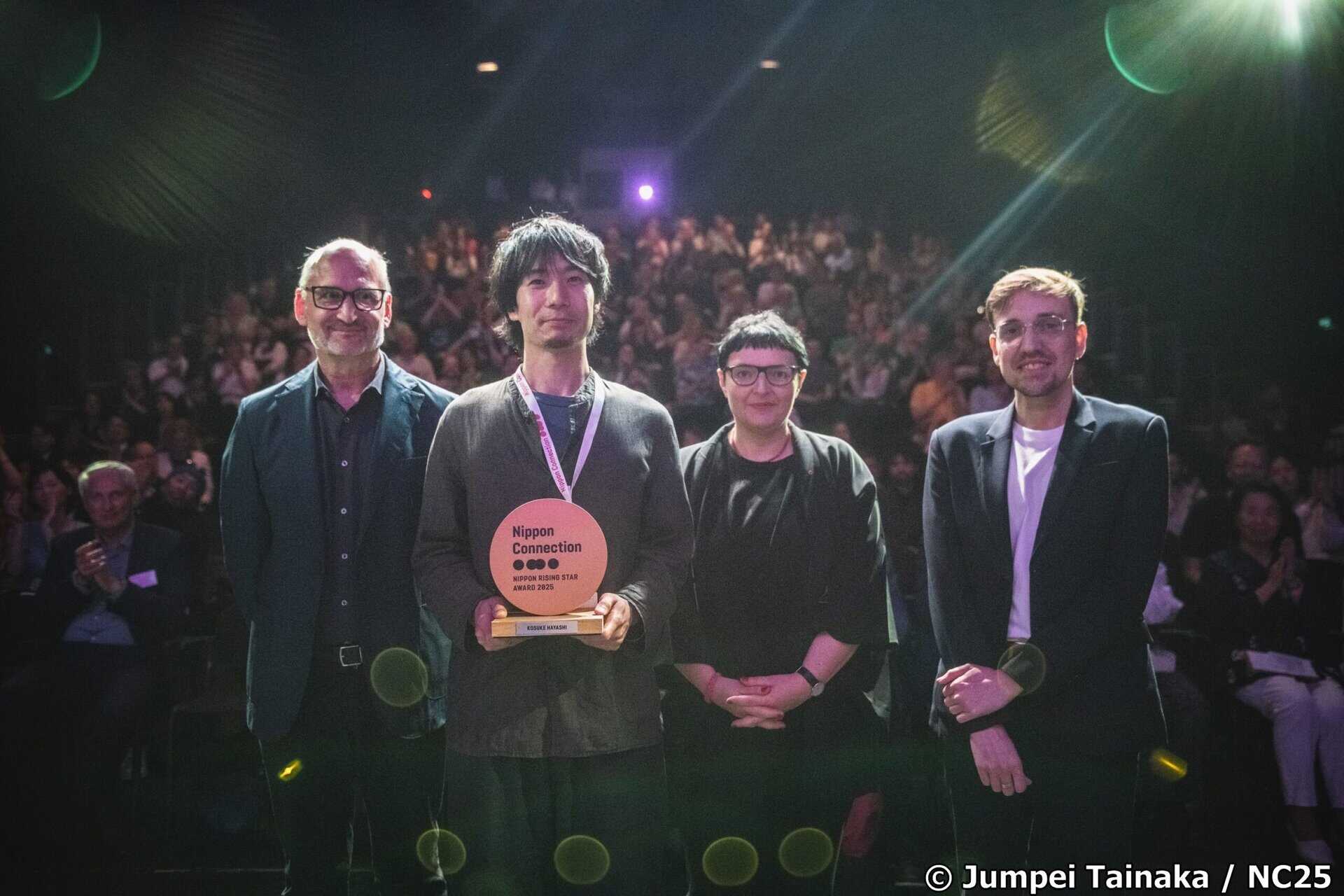 Kosuke Hayashi at the award ceremony of Nippon Connection 2025